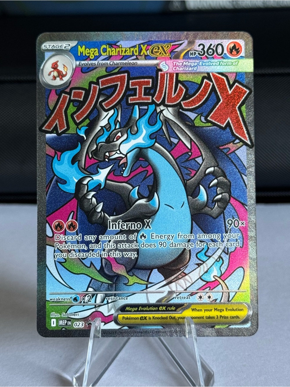 Mega Charizard X EX Black Star Promo 023 Pokémon Card - Near Mint NM